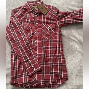 Coeval Club Long Sleeve Button Up shirt. Size Small New with tags